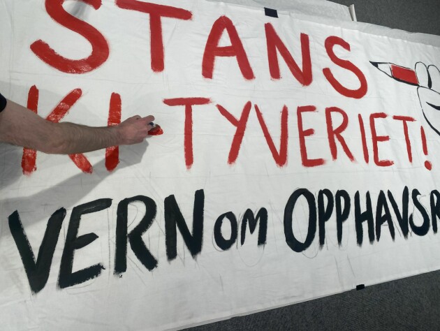 – Vi trenger å få inn tydelige regler som sørger for at norske kunstnere blir bevart i denne tsunamien av gratis skurke-teknologi som skyller over landet. 📸: Privat