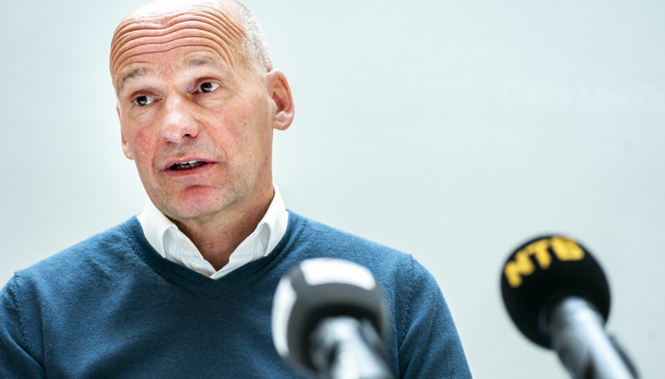 Partiet Sentrum og partileder Geir Lippestad har lansert en AI-drevne chatbot. Det samme har Høyre gjort. 📸: Terje Pedersen / NTB