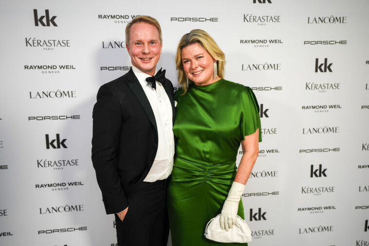 Petter Pilgaard og Vendela Kirsebom på KK-fest i fjor. 📸: Lise Åserud / NTB