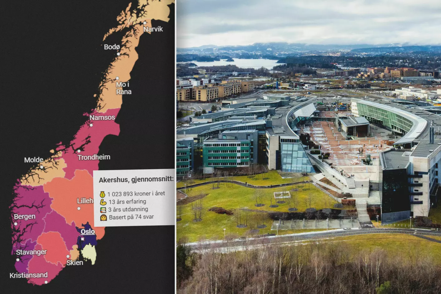 Utvikleres lønn 2025: Her tjener du mest i Norge