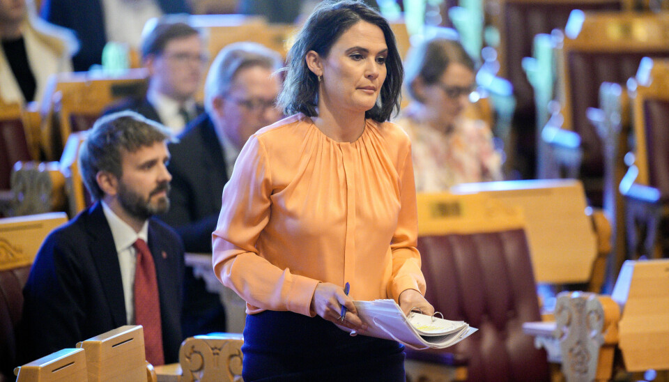 Kunnskapsminister Kari Nessa Nordtun (Ap) under den muntlige spørretimen i Stortinget onsdag. 📸: Stian Lysberg Solum / NTB