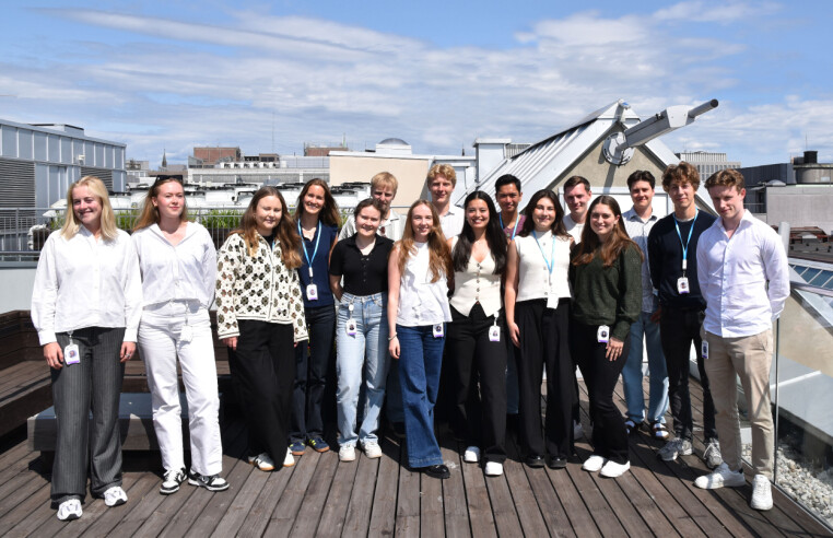 Computas sine sommerstudenter 2025. 📸: Computas