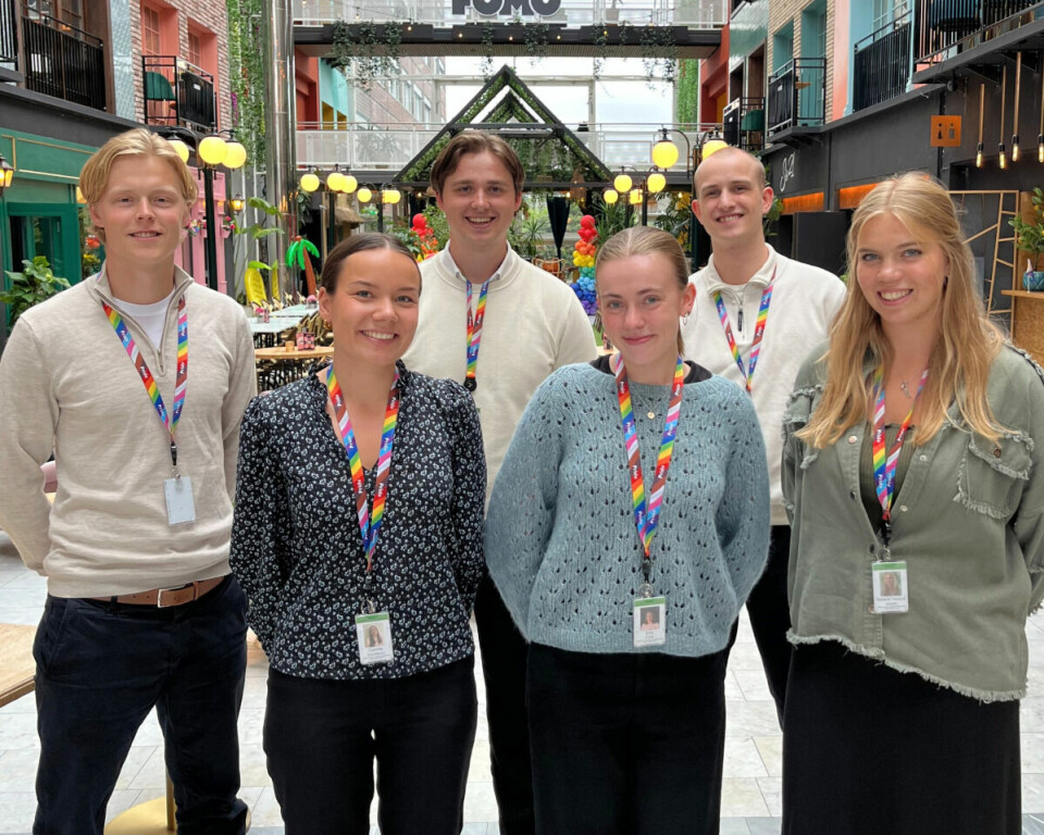 Accenture sine sommerstudenter i Stavanger.