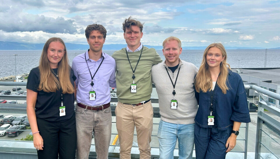 Accenture sine sommerstudenter i Trondheim.