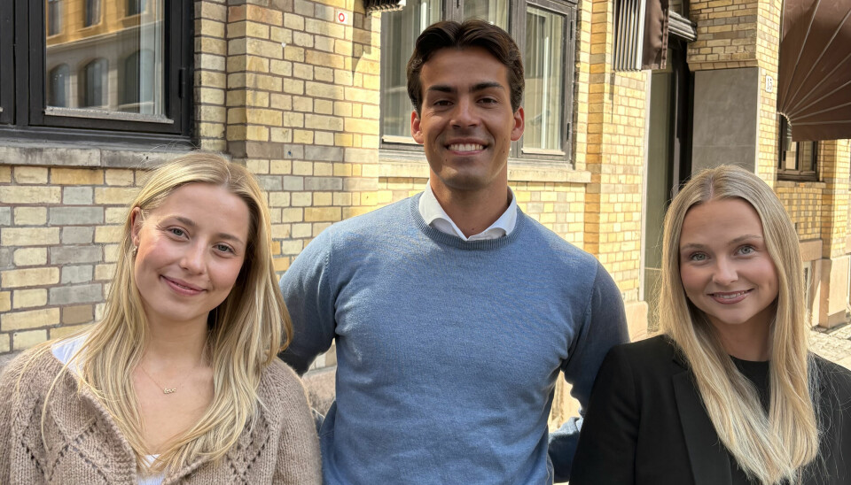 Thone (24), Rafael (25) og Anna (25) har sommerjobb i Netcompany.