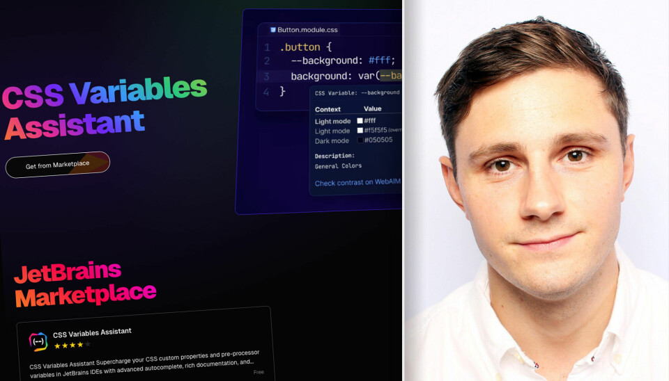 Stian Larsen har brukt AI til å lage JetBrains-pluginen CSS Variables Assistant.
