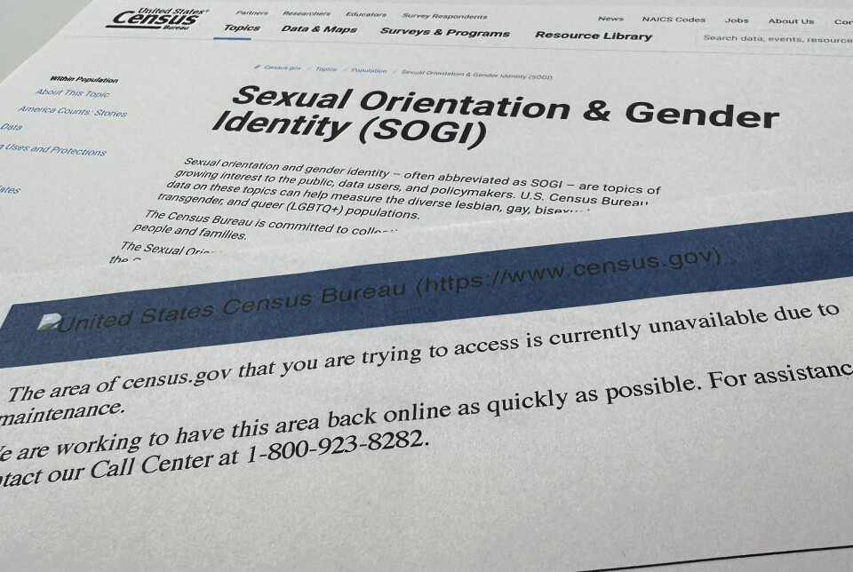 Seksuell orientering har lenge vært et brennhett tema i den amerikanske offentlige diskusjonen. Trump-administrasjonen har fjernet og endret store mengder data om den amerikanske befolkningens kjønnspreferanser.